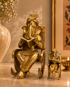 BRASS ROCKING GANPATI JI