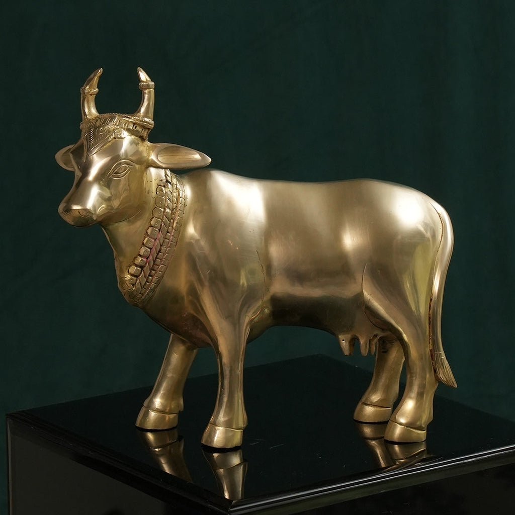 BRASS SURBHI COW