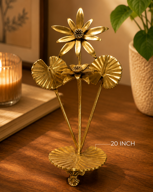 BRASS FLOWER STAND