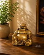 BRASS LAUGHING BUDDHHA