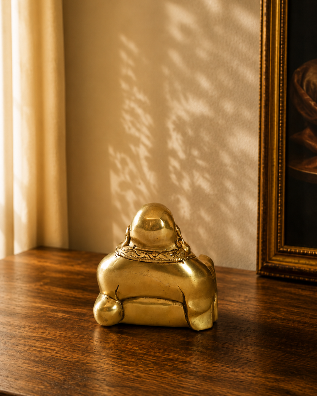 BRASS LAUGHING BUDDHHA