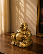 BRASS LAUGHING BUDDHHA