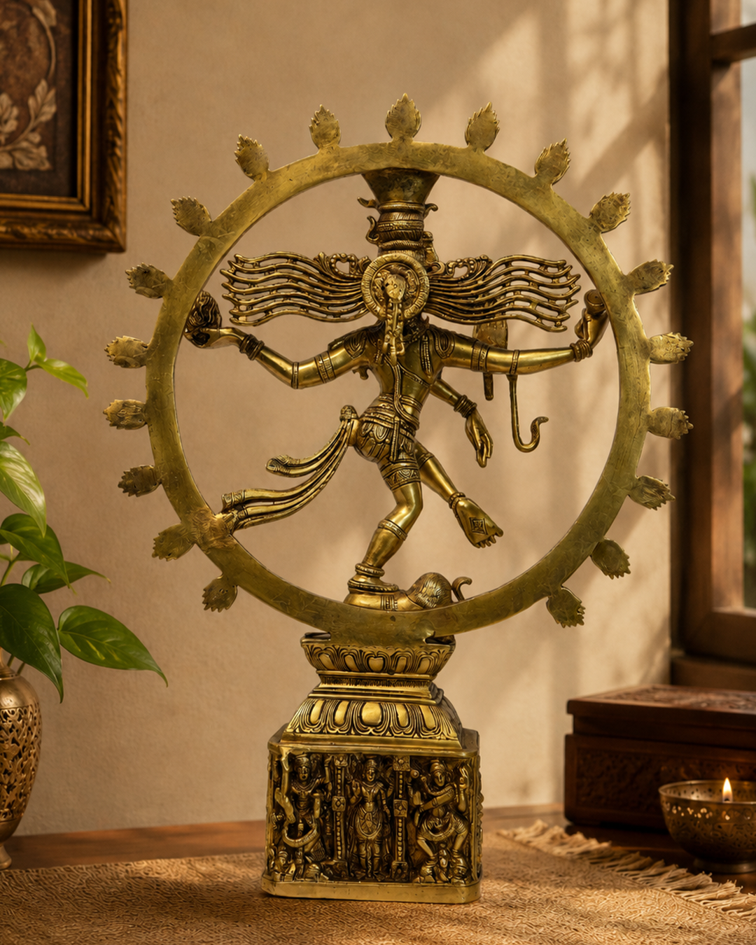 BRASS SHIVA NATARAJA