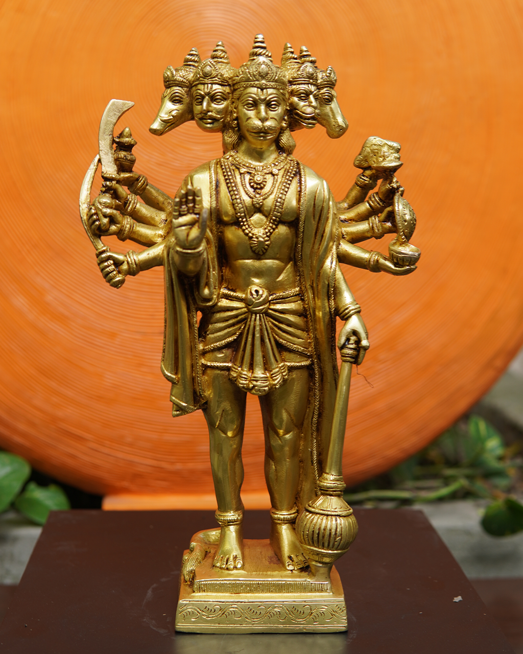 BRASS PANCHMUKHI