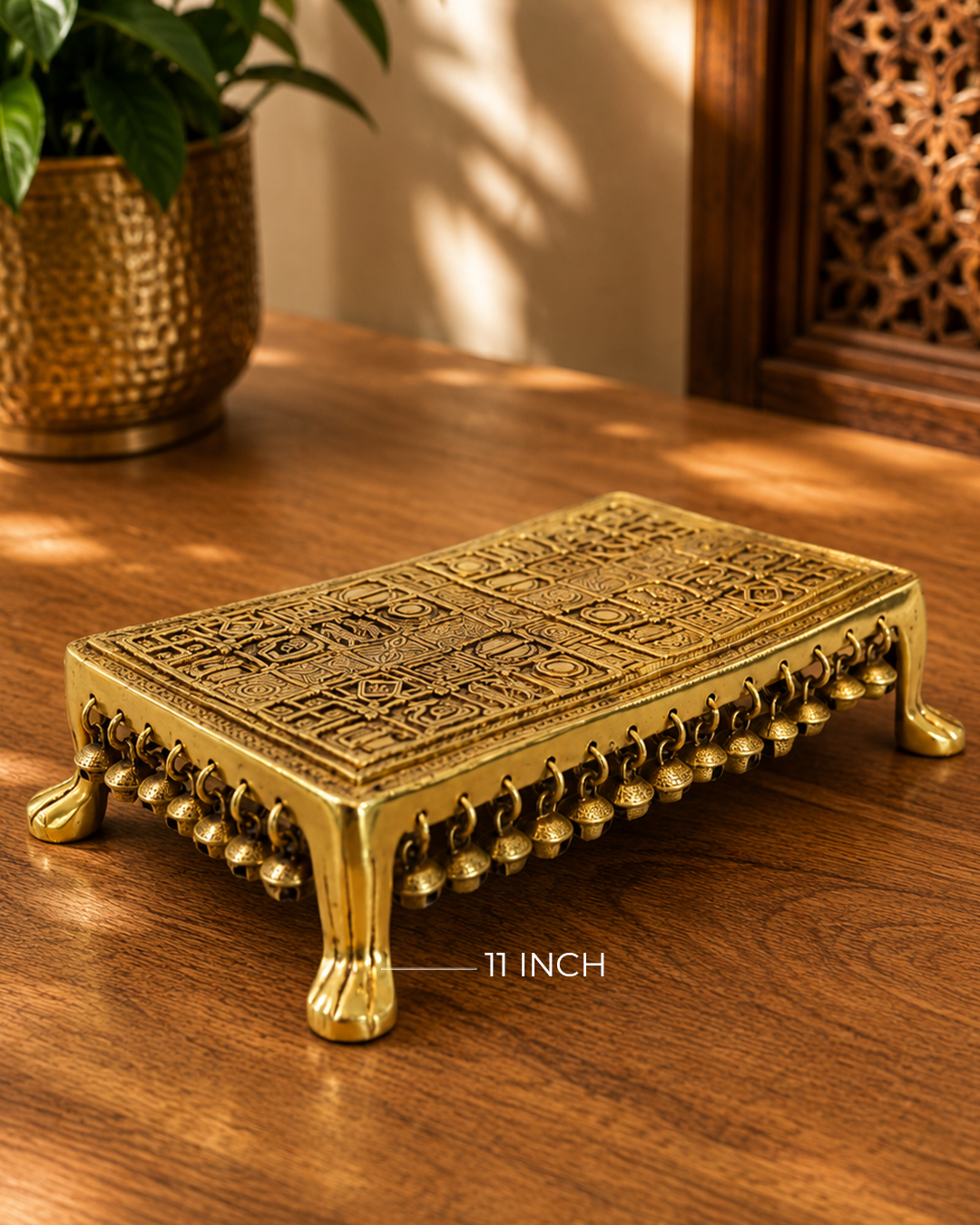 BRASS POOJA CHOWKI