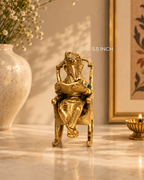 BRASS ROCKING GANPATI JI