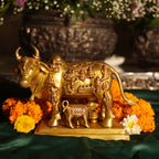 Brass kamdhenu Cow Image