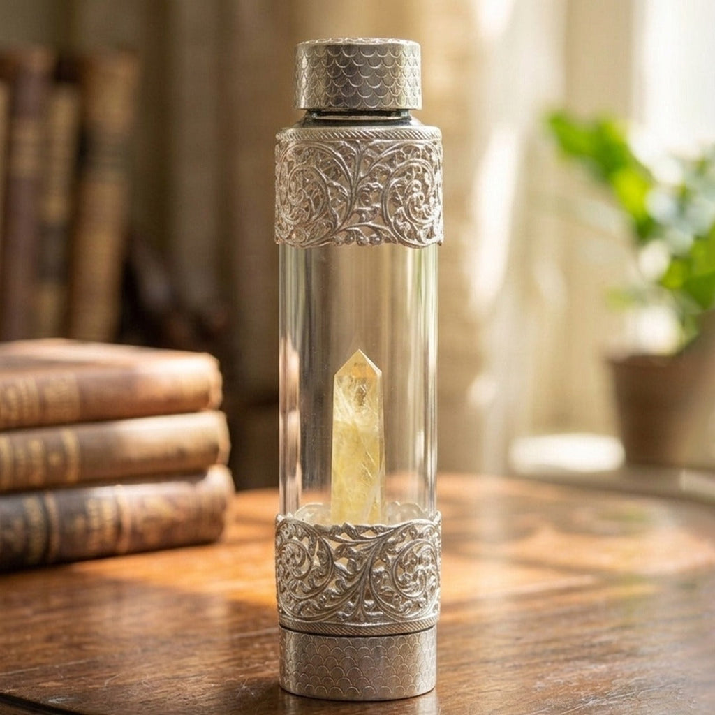 CITRINE CRYSTAL BOTTLE